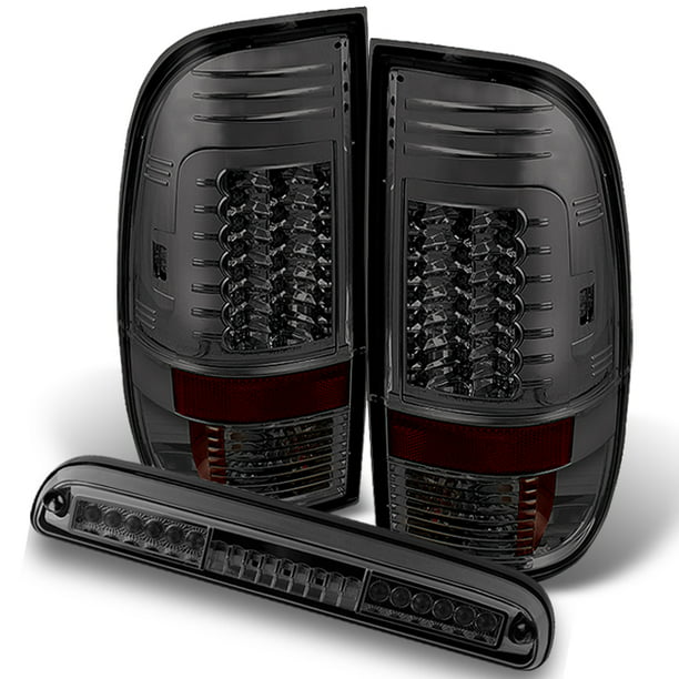 Fit 08-16 Ford F250 F350 F450 SD SuperDuty C-Bar LED Smoke Replacement TailLight